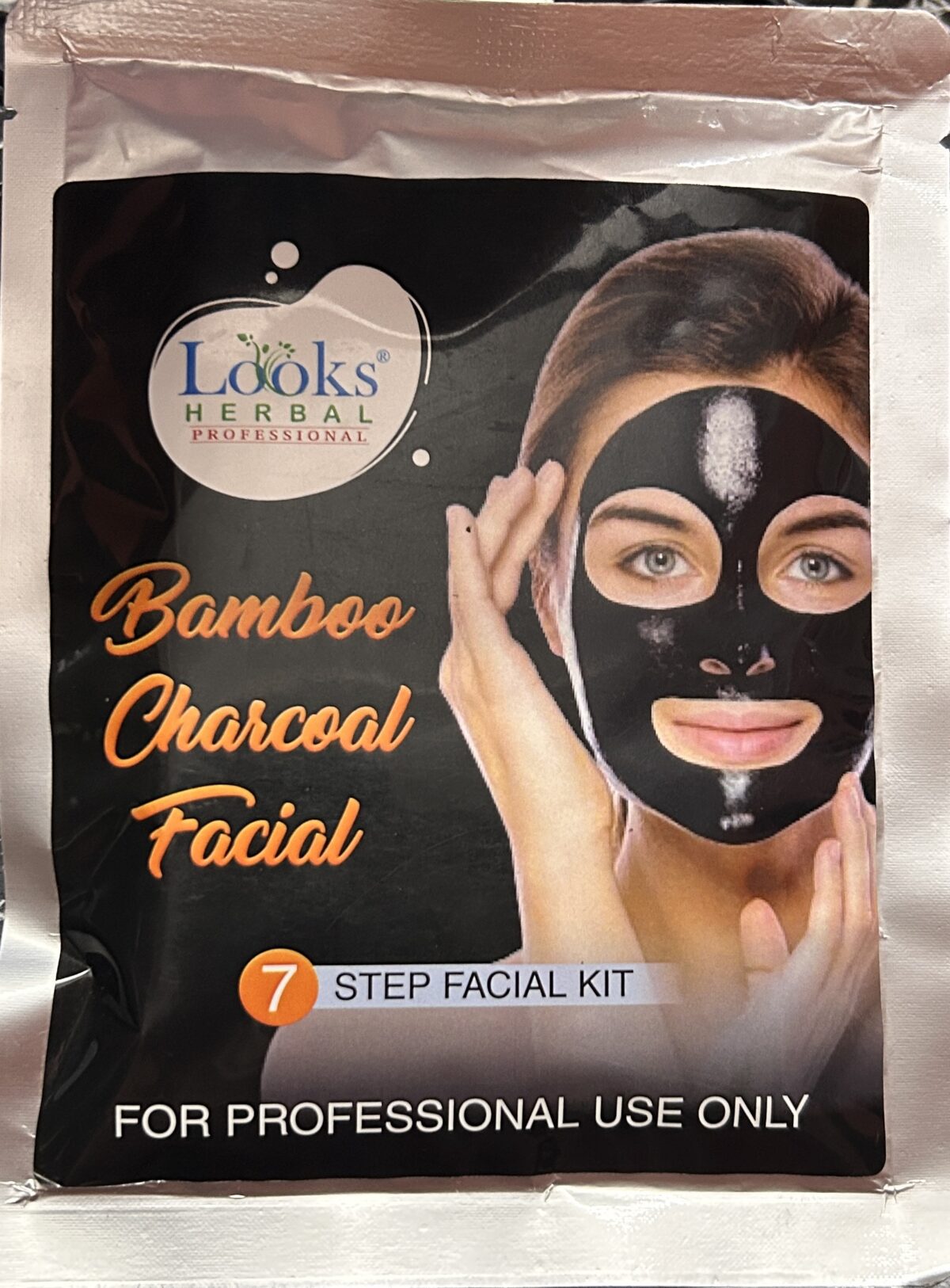 Looks Herbal Professional Bamboo Charcoal Facial Kit – 7 Step Facial Kit (100ml)