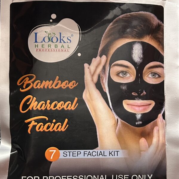 Looks Herbal Professional Bamboo Charcoal Facial Kit – 7 Step Facial Kit (100ml)