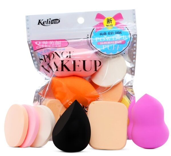 6-in-1 Makeup Sponge Set – Multicolor Puff & Blender Combo