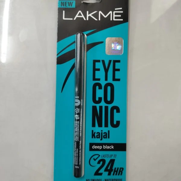 LAKME EYECONIC KAJAL DEEP BLACK -24 HR